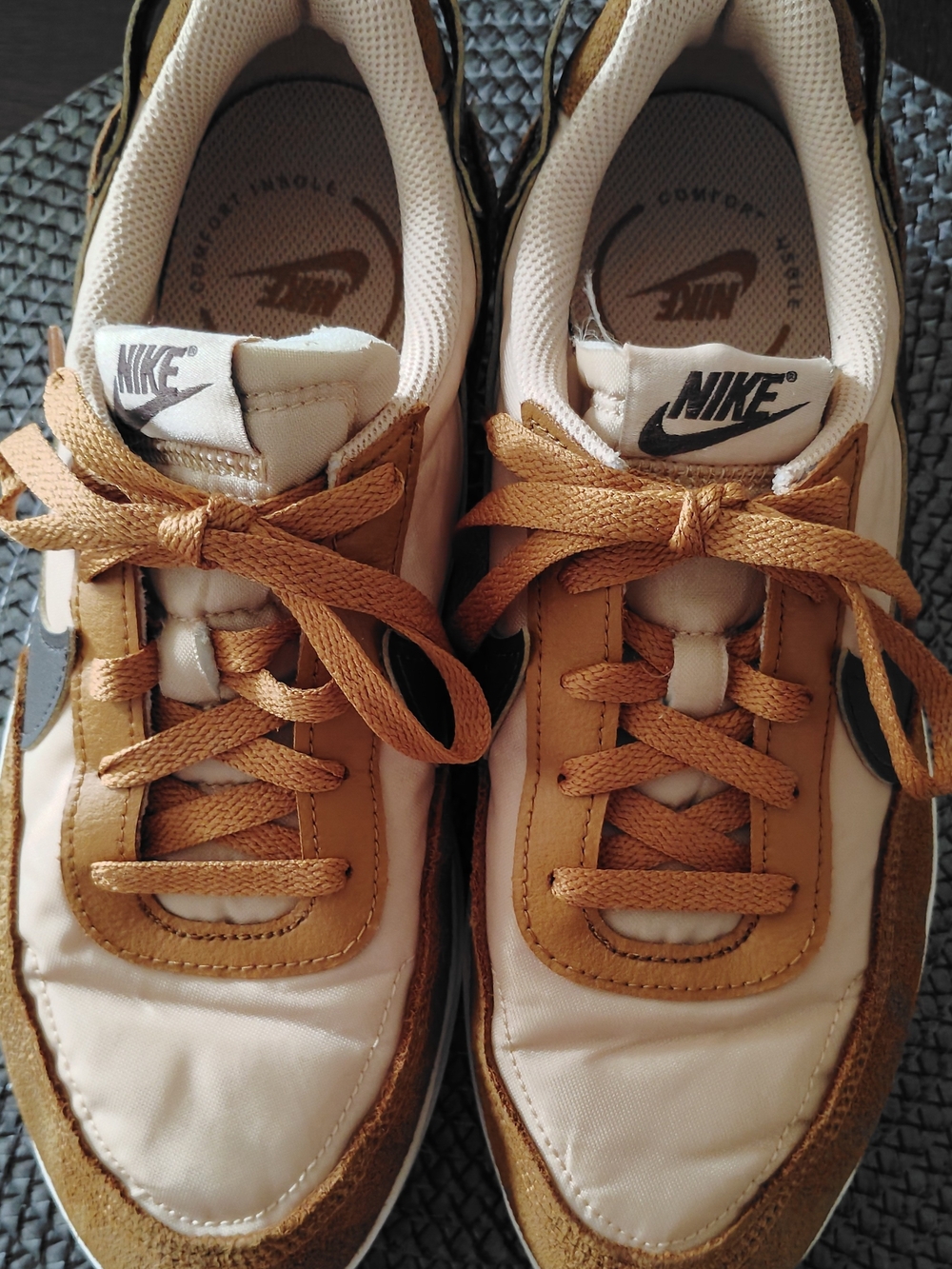 Nike Women's Casual Sneakers in Tan and Brown